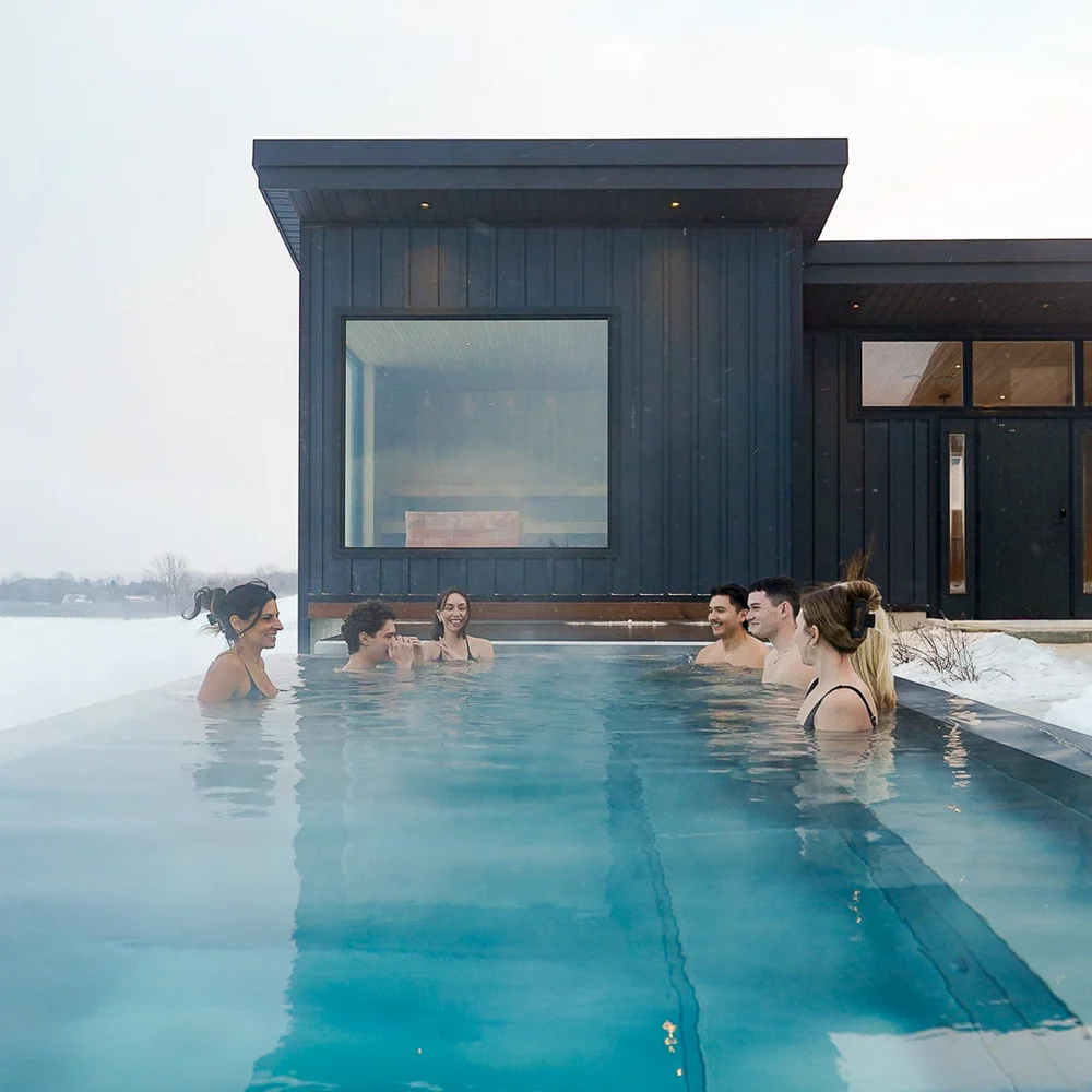 Nordic spa infinity pool